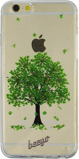 Beeyo Back Cover Σιλικόνης Πράσινο (iPhone 6 Plus / 6s Plus)