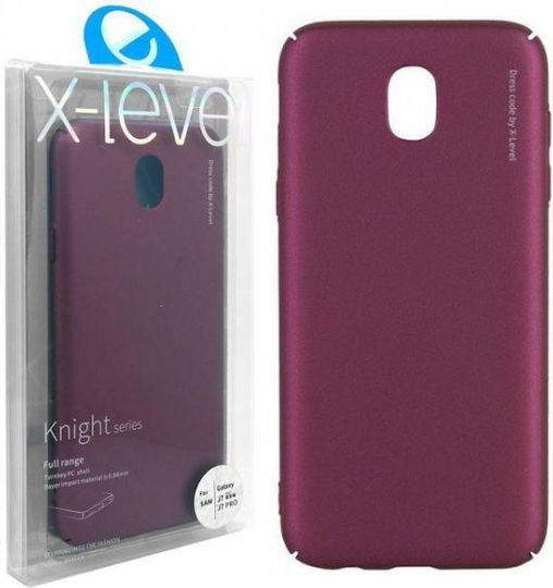 X-Level Back Cover Σιλικόνης Μπορντό (Galaxy J7 2017)