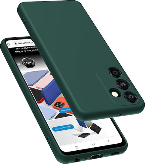 Orso Rubber Silk Umschlag Rückseite Silikon Mehrfarbig (Galaxy A54)