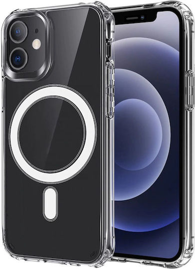 Tel Protect MagSilicone Umschlag Rückseite Silikon Transparent (iPhone 14 Pro)