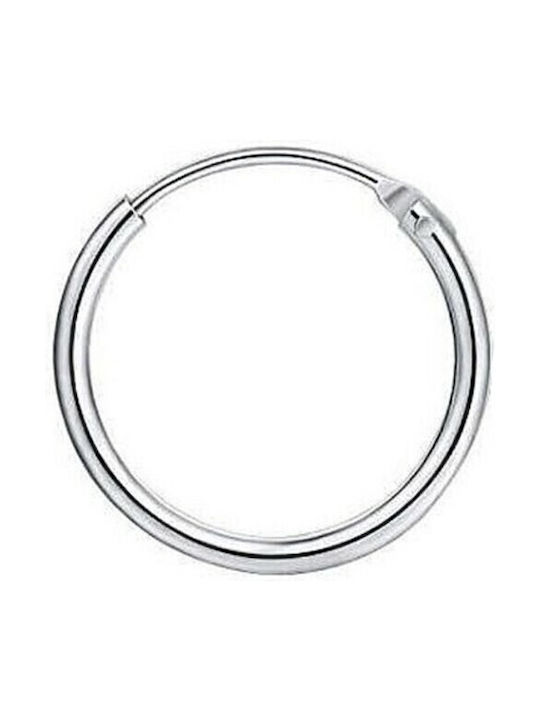 Single Earring Hoop from Silver