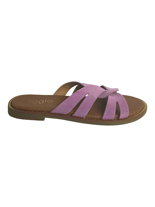 Ligglo Suede Women's Sandals Pink