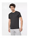 4F Men's Short Sleeve T-shirt Gray