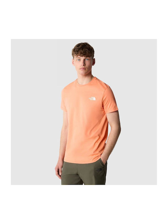 The North Face Herren T-Shirt Kurzarm Orange