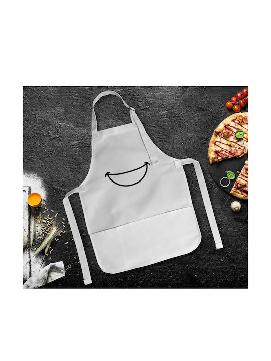 Koupakoupa Șorț de Bucătărie pentru Copii Albă KP_9442_APRON-BBQ-KID 1buc