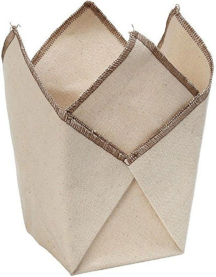 Espiel Envelope Bread Basket Fabric Brown 10x10x21cm