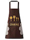 Cucina Waterproof Apron Brown 67x71cm
