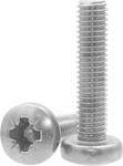 Machine Screw Phillips Inox DIN 7985 with Diameter M2.5 and Length 25mm