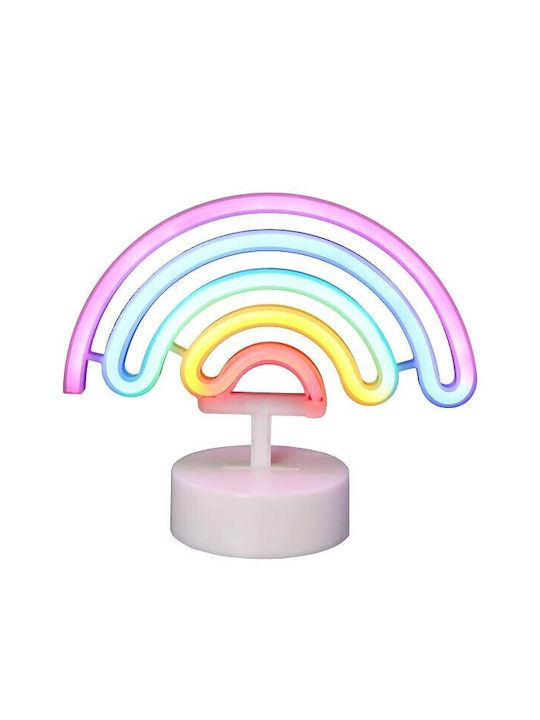 De Masă Decorativă Lampă Neon Baterie Multicolor