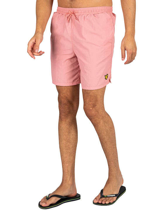 Lyle and Scott 'PLAIN' Men's Swimwear Bermuda Pink