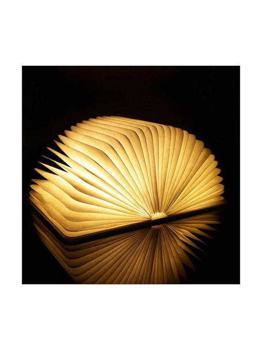 Decorativă Lampă Carte LED Baterie Alb