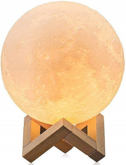 Dekorative Lampe Mondlicht Beige