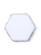 Lustră Decorativă Hexagon Alb 20buc