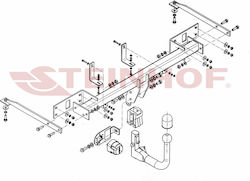 Automatic Tow Hook for Fiat Panda