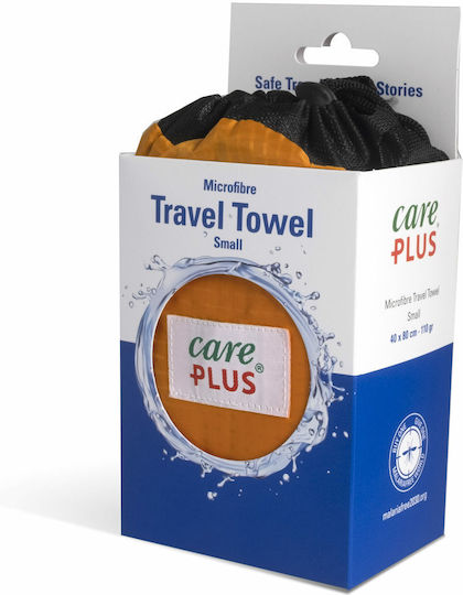 CarePlus Πετσέτα Microfiber Προσώπου σε Θήκη Πορτοκαλί 80x40εκ.