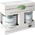 Power Of Nature Platinum Range Vitamin C Vitamină pentru Energie & Imunitate 1000mg Fructe citrice, 2 x 30 capsule