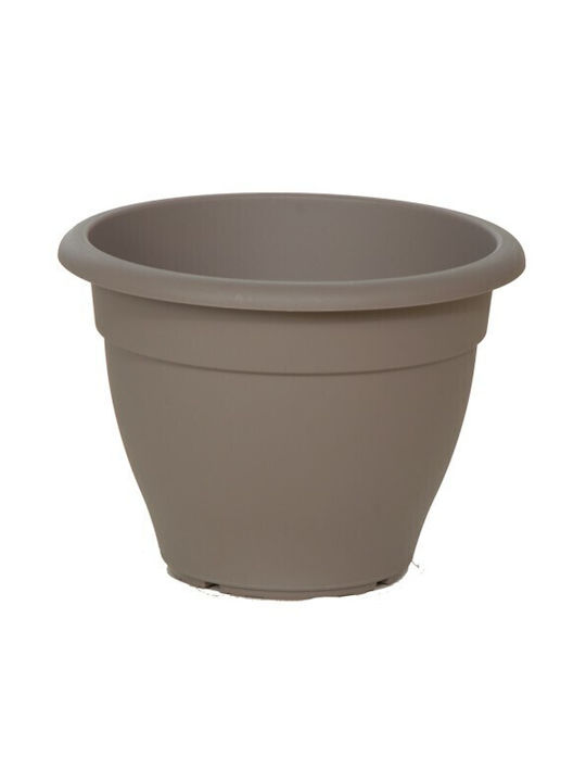 Miltoplast Skopelos 610 Flower Pot 23x17.5cm Taupe 610