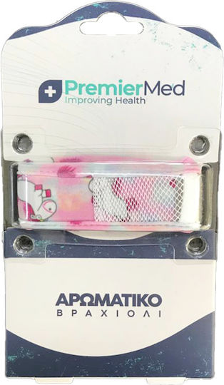 PremierMed Εντομοαπωθητικό Βραχιόλι για Παιδιά Ροζ με Μονόκερο