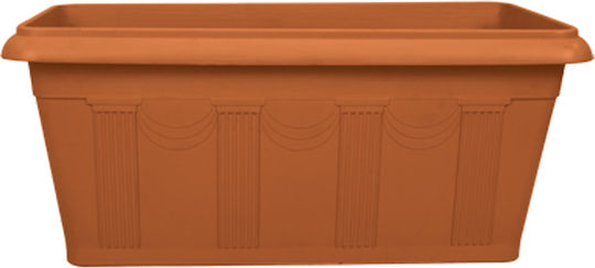Et Plast Knossos Topf Kunststoff Terracotta 60x32x26cm.