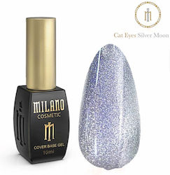 Milano Cosmetic Gel Nail Polish Silver 10ml Milano Cosmetic Gel Nail Polish Silver 10ml