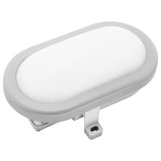 Επιτοίχια Χελώνα Εξωτερική LED IP67 6W με Φυσικό Λευκό Φως 14.3x7.9εκ.
