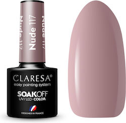 Claresa 117 Gel Nail Polish Nude 117 5ml