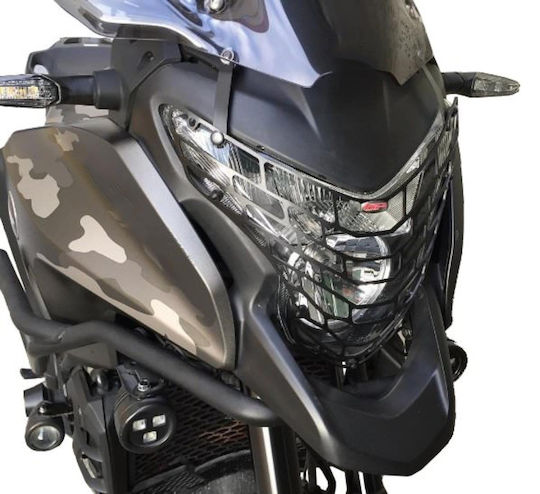 GP Kompozit Motorcycle Headlight Protector Black