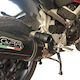 GP Kompozit GPK Motorrad-Auspuffschutz Honda VFR Schwarz