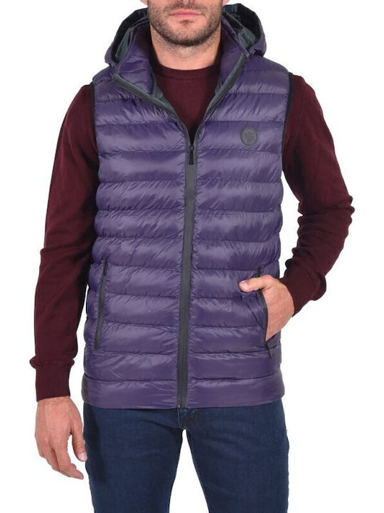 Sleeveless Jacket Waterproof and Windproof Blue