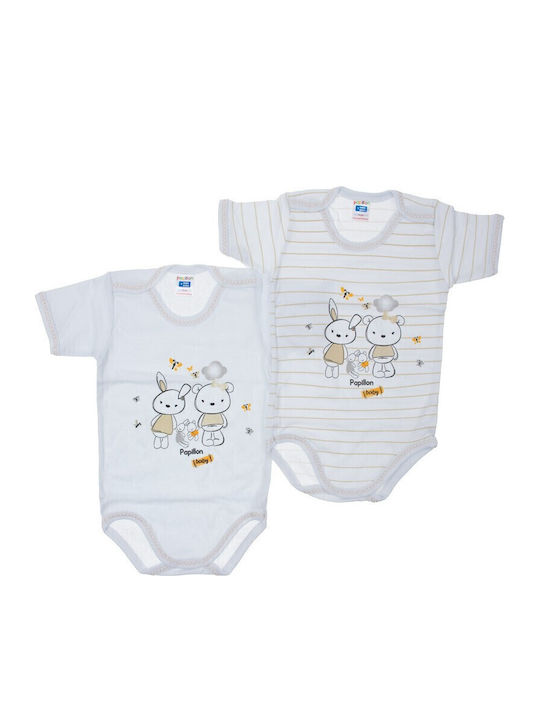Papillon Kids Σετ Κορμάκια Μπεζ 2τμχ