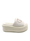 Women's Flat Sandals Flatforms White