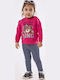 Kids' Set with Leggings Winter 2pcs Fuchsia