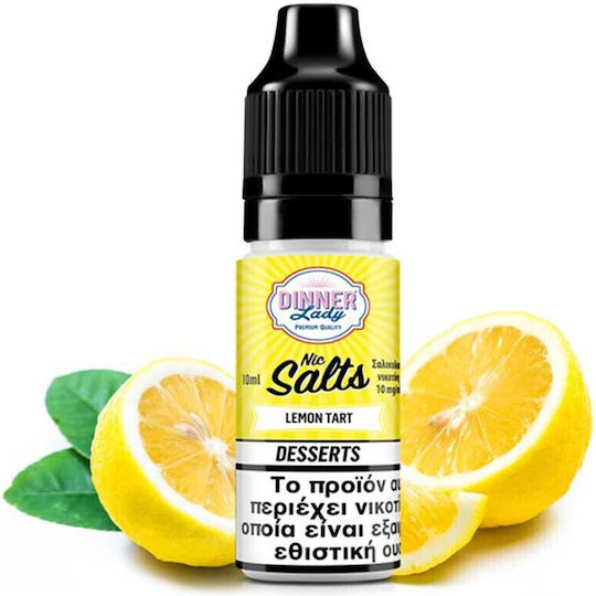 Dinner Lady Έτοιμο Υγρό Αναπλήρωσης Nic Salts Lemon Tart 10mg 10ml