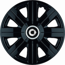 Jestic Capace De Roți 14" Compatibilitate Inteligent 4 Bucăți Negre 004-07987