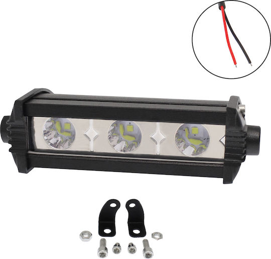 Waterproof Headlights Car in Bar Shape LED Universal 9W 10cm with White Lighting 1pcs