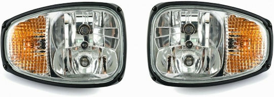 Pătrat Faruri Auto LED Universal Citroen Experiența utilizatorului Isuzu Midi 12V 22.7cm 2buc