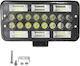 Rectangularς Rezistent la apă Faruri Auto LED 12V 174W 9cm cu Alb Iluminare 1buc