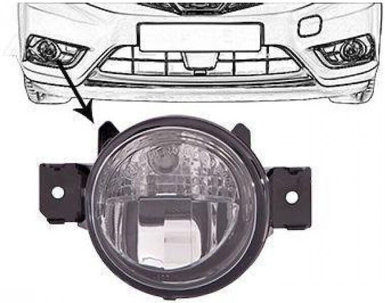 Roundς Foglights Car Nissan Pulsar 1pcs