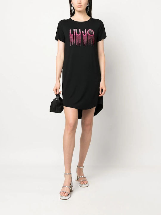 Liu Jo Summer Mini T-Shirt Dress Black
