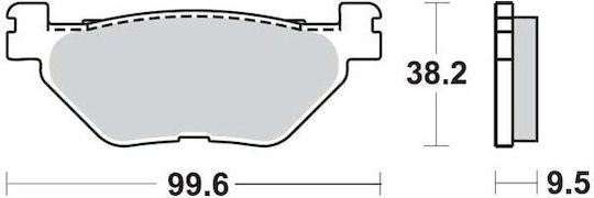 SBS Motorcycle Brake Pads for Yamaha TT / TDM 900 / FJR 1300 / XT