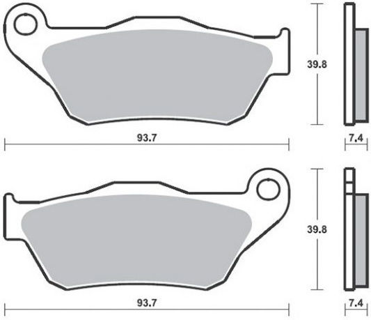 SBS Motorcycle Brake Pads for Yamaha TT / X-MAX / X-MAX 250 / X-MAX 125