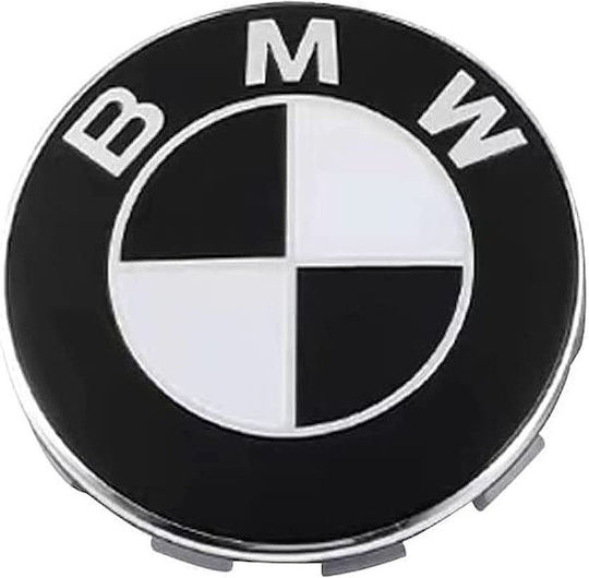 Radnabenkappen Bmw mit Innendurchmesser 55mm Schwarz 1Stück
