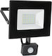 Heda Proiector LED Etanș 50W Alb Rece 6000K cu Senzor de Mișcare IP65