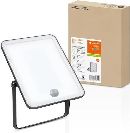 Ledvance Στεγανός Προβολέας LED 30W Ψυχρό Λευκό 6500K με Αισθητήρα Κίνησης IP65