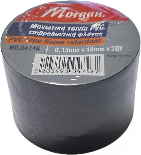 Morgan Μονωτική Ταινία 48mm x 18.3m Μαύρη