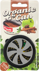ORGANIC Car Air Freshener Can Console/Dashboard Apple / Cinnamon