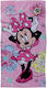 Disney Minnie Παιδική Πετσέτα Θαλάσσης Ροζ Minn...