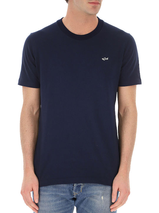 Paul & Shark T-shirt Bărbătesc cu Mânecă Scurtă Albastru