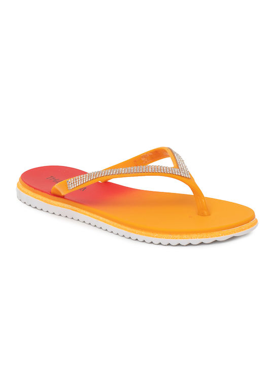 Thalassa Frauen Flip Flops in Orange Farbe