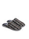 Issue Fashion Men's Printed Slippers Gray